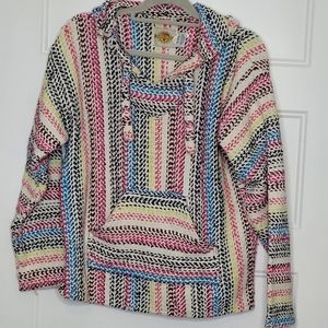 Earth Rags Women's XL Multicolored Hoodie